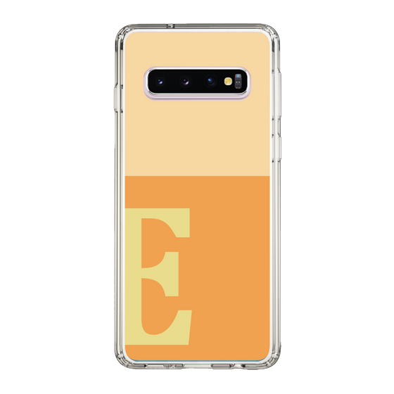 Slim Protection Case［ Original - initial two tone - E orange ］