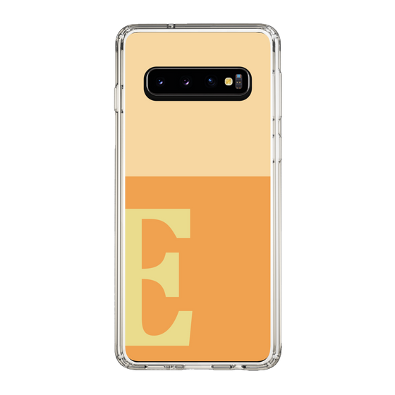 Slim Protection Case［ Original - initial two tone - E orange ］