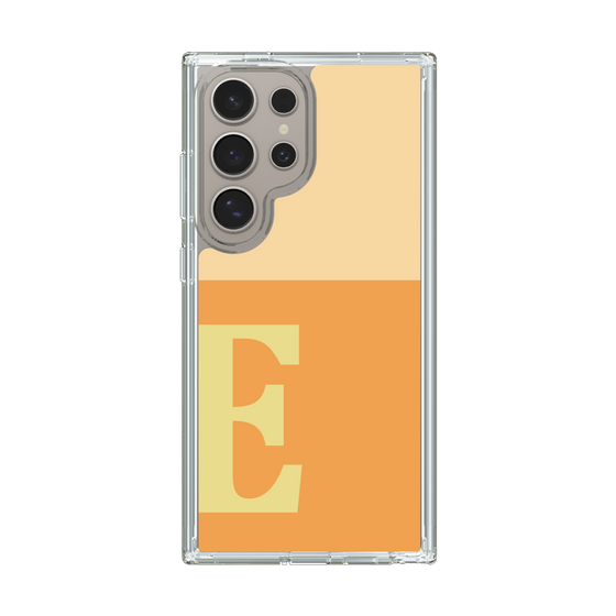 Slim Protection Case［ Original - initial two tone - E orange ］