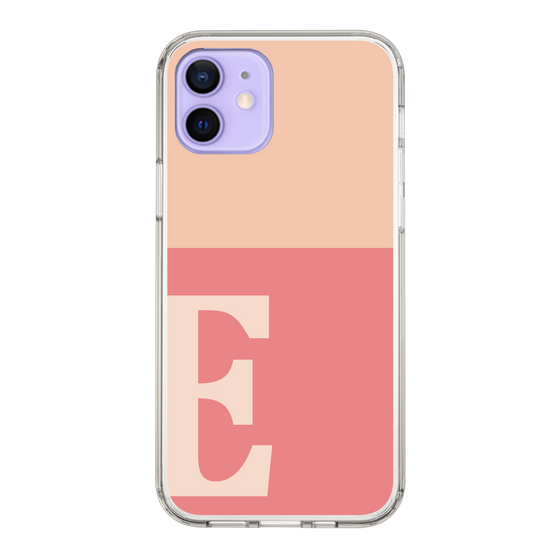 Slim Protection Case［ Original - initial two tone - E pink ］