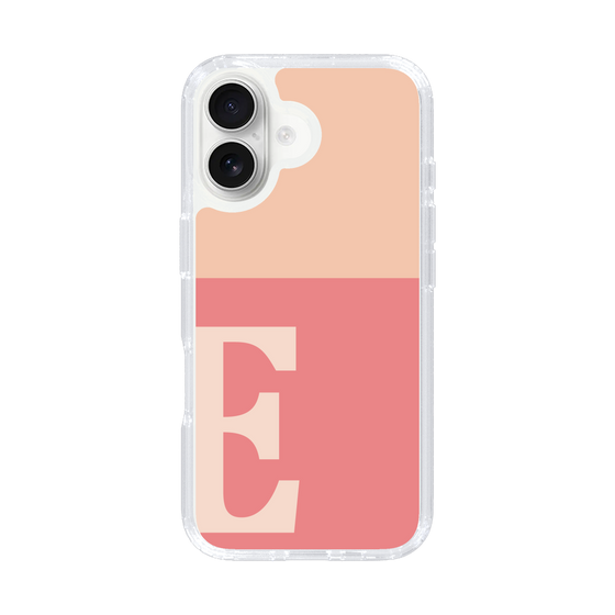 Slim Protection Case［ オリジナル - initial two tone - E pink ］