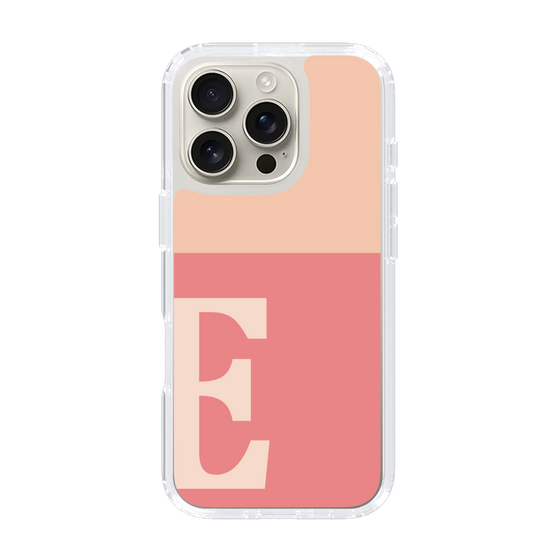 Slim Protection Case［ オリジナル - initial two tone - E pink ］