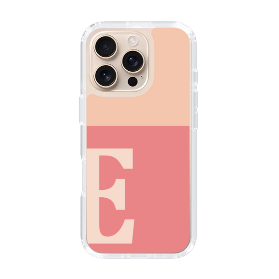 Slim Protection Case［ オリジナル - initial two tone - E pink ］