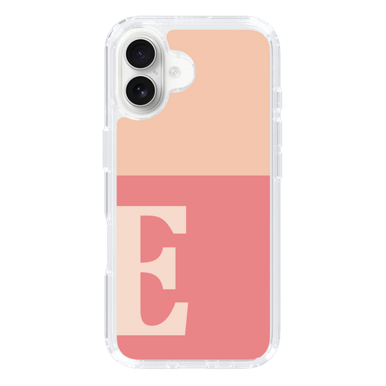 Slim Protection Case［ オリジナル - initial two tone - E pink ］