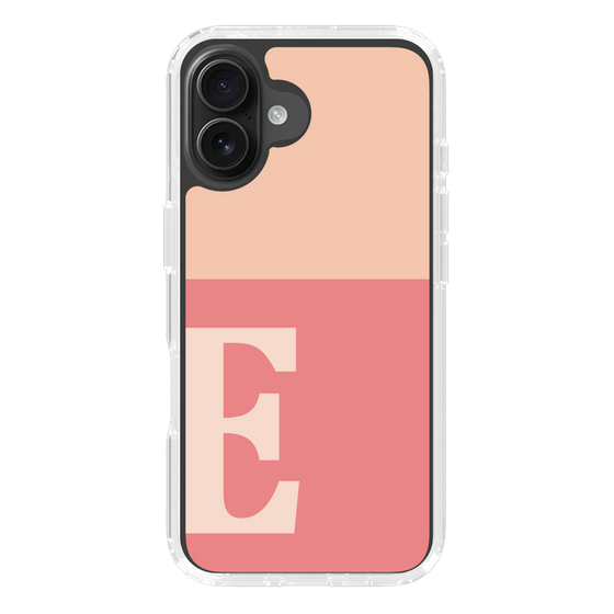 Slim Protection Case［ オリジナル - initial two tone - E pink ］