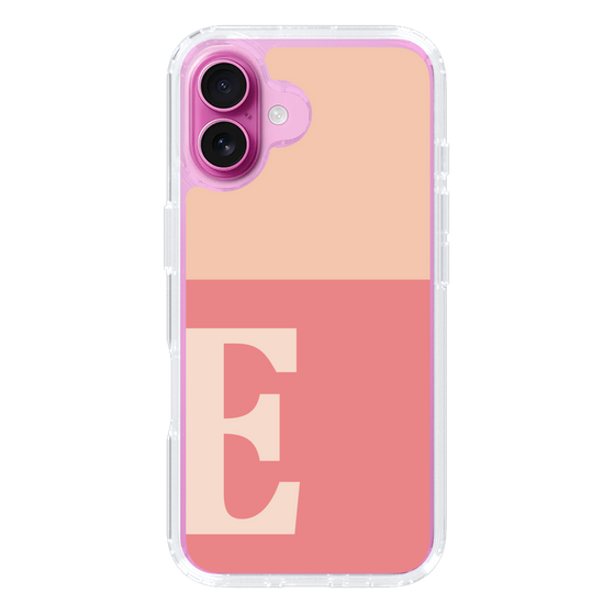 Slim Protection Case［ オリジナル - initial two tone - E pink ］