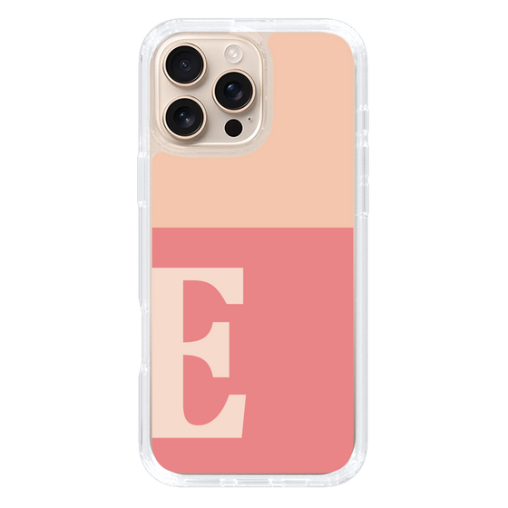 Slim Protection Case［ オリジナル - initial two tone - E pink ］