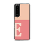 Slim Protection Case［ Original - initial two tone - E pink ］