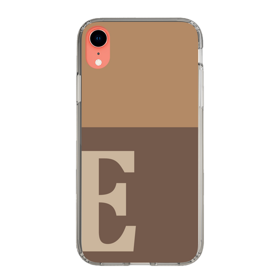 Slim Protection Case［ Original - initial two tone - E brown ］