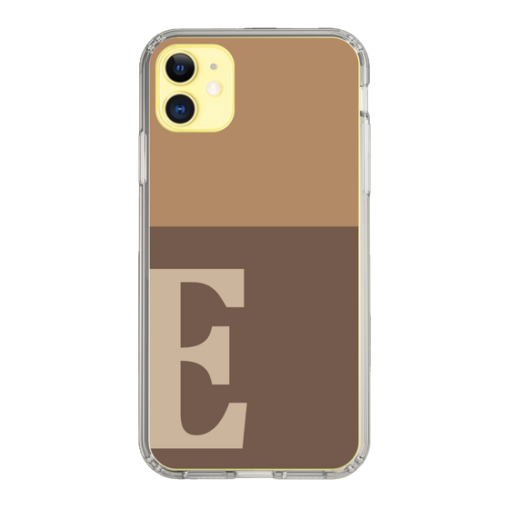 Slim Protection Case［ Original - initial two tone - E brown ］