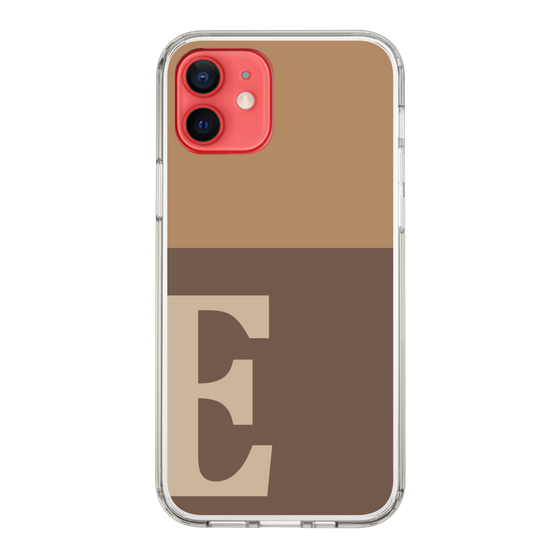 Slim Protection Case［ Original - initial two tone - E brown ］
