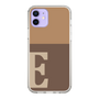 Slim Protection Case［ Original - initial two tone - E brown ］