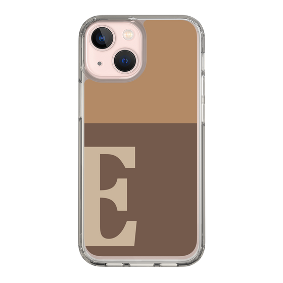 Slim Protection Case［ Original - initial two tone - E brown ］