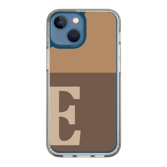 Slim Protection Case［ Original - initial two tone - E brown ］