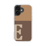 Slim Protection Case［ オリジナル - initial two tone - E brown ］