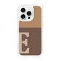 Slim Protection Case［ オリジナル - initial two tone - E brown ］