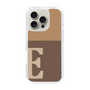 Slim Protection Case［ オリジナル - initial two tone - E brown ］