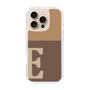 Slim Protection Case［ オリジナル - initial two tone - E brown ］