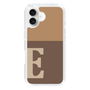Slim Protection Case［ オリジナル - initial two tone - E brown ］