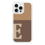 Slim Protection Case［ オリジナル - initial two tone - E brown ］