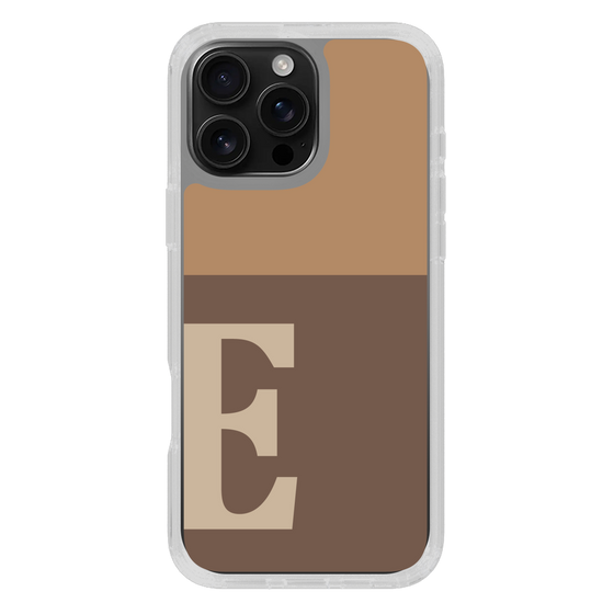 Slim Protection Case［ オリジナル - initial two tone - E brown ］