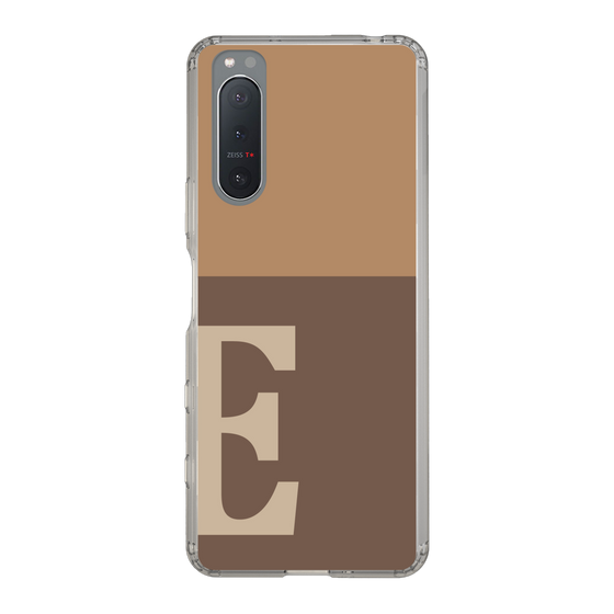 Slim Protection Case［ Original - initial two tone - E brown ］