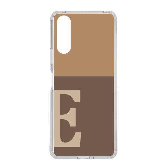 Slim Protection Case［ Original - initial two tone - E brown ］