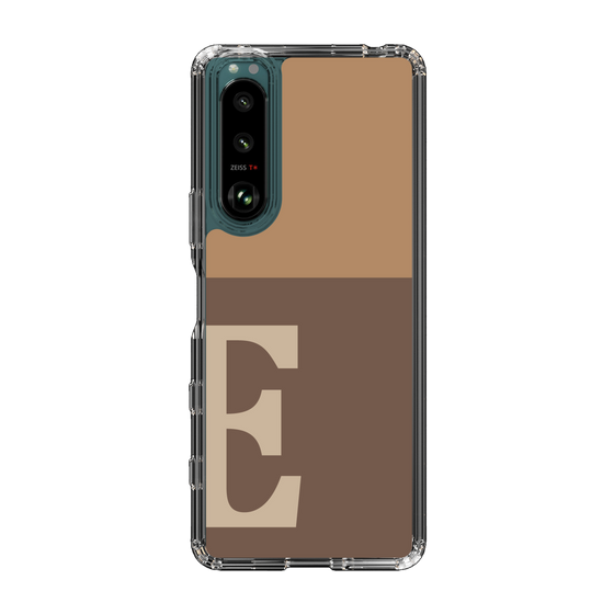 Slim Protection Case［ Original - initial two tone - E brown ］