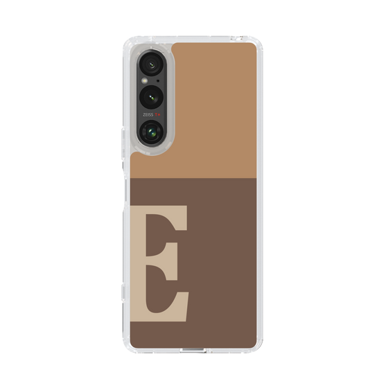 Slim Protection Case［ Original - initial two tone - E brown ］