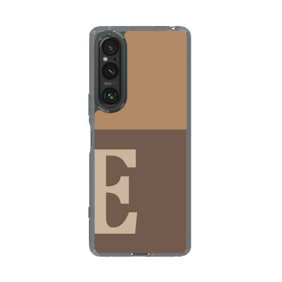 Slim Protection Case［ Original - initial two tone - E brown ］