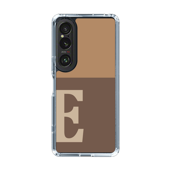 Slim Protection Case［ Original - initial two tone - E brown ］