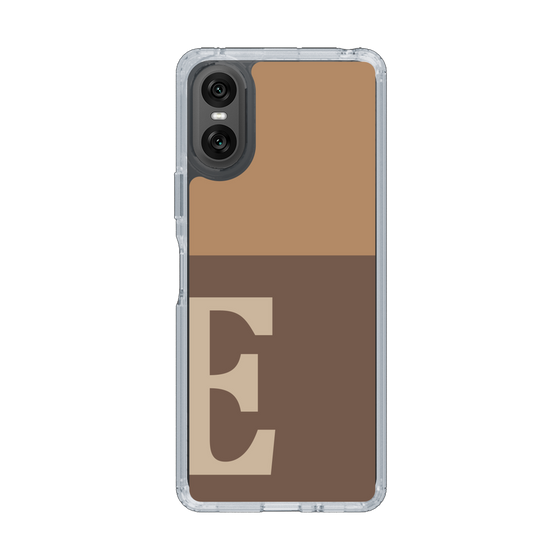 Slim Protection Case［ Original - initial two tone - E brown ］