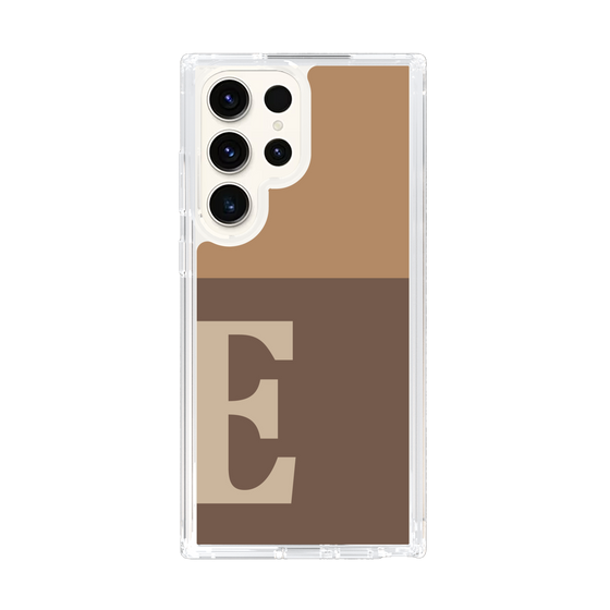 Slim Protection Case［ Original - initial two tone - E brown ］