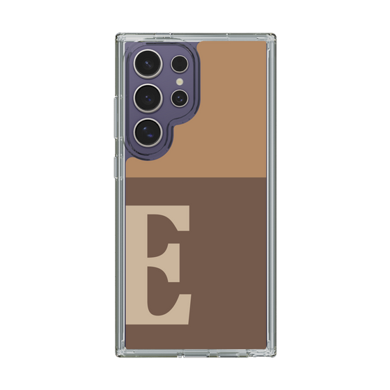 Slim Protection Case［ Original - initial two tone - E brown ］