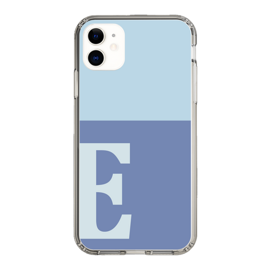Slim Protection Case［ Original - initial two tone - E blue ］