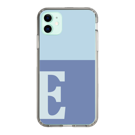 Slim Protection Case［ Original - initial two tone - E blue ］