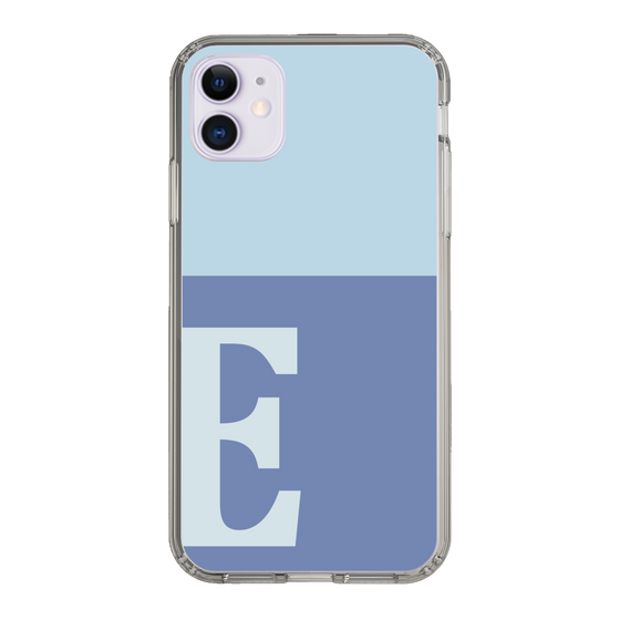 Slim Protection Case［ Original - initial two tone - E blue ］