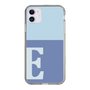 Slim Protection Case［ Original - initial two tone - E blue ］