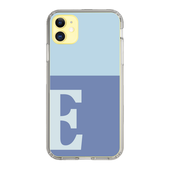 Slim Protection Case［ Original - initial two tone - E blue ］