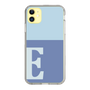 Slim Protection Case［ Original - initial two tone - E blue ］