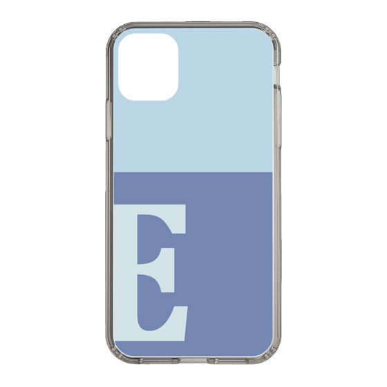Slim Protection Case［ Original - initial two tone - E blue ］