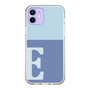 Slim Protection Case［ Original - initial two tone - E blue ］