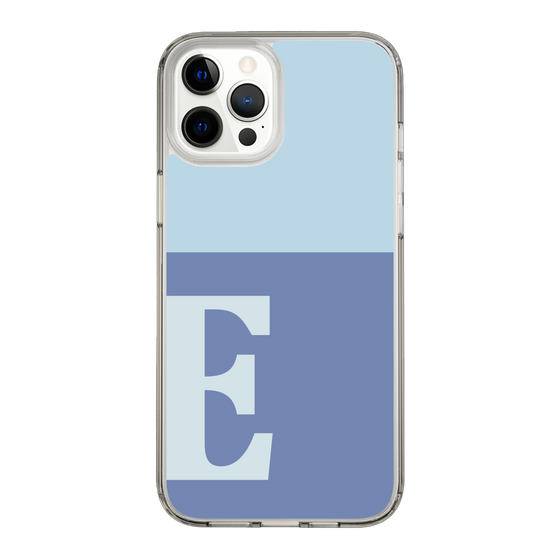 Slim Protection Case［ Original - initial two tone - E blue ］