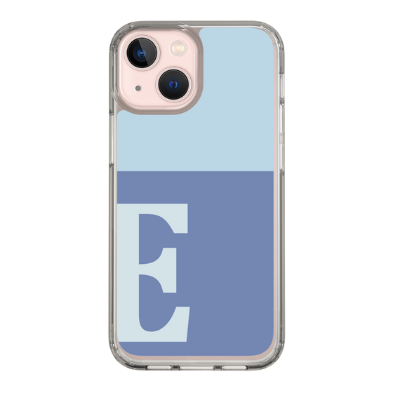 Slim Protection Case［ Original - initial two tone - E blue ］