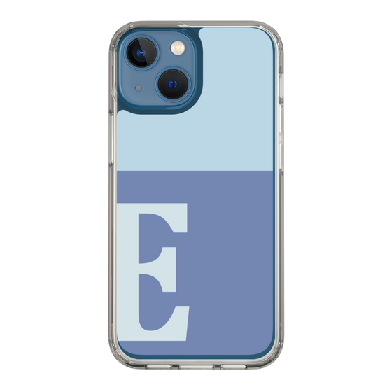 Slim Protection Case［ Original - initial two tone - E blue ］
