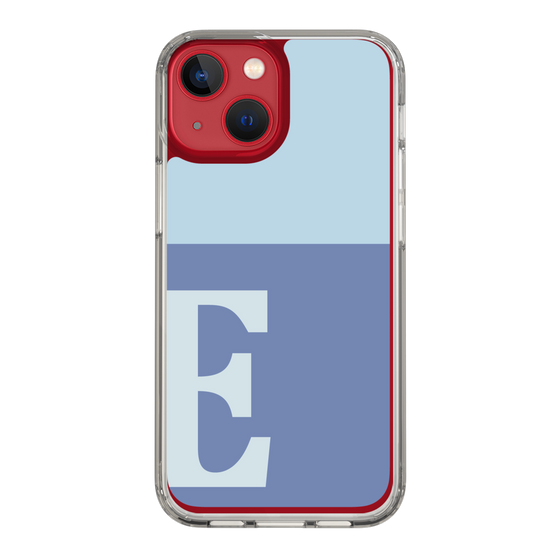 Slim Protection Case［ Original - initial two tone - E blue ］