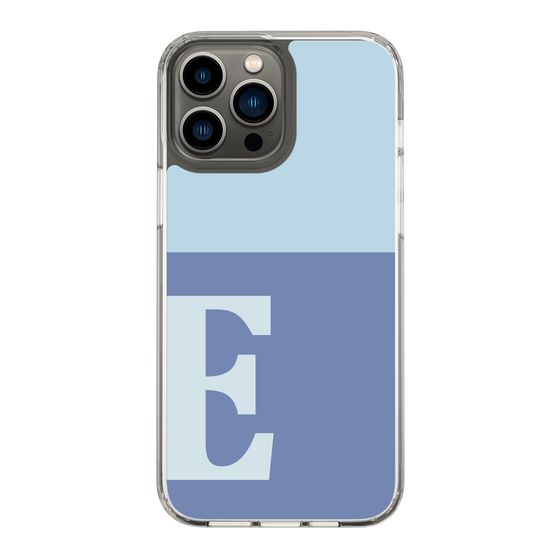 Slim Protection Case［ Original - initial two tone - E blue ］