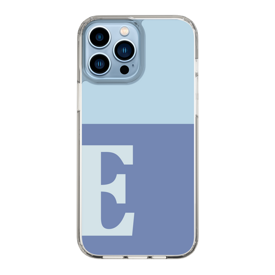 Slim Protection Case［ Original - initial two tone - E blue ］