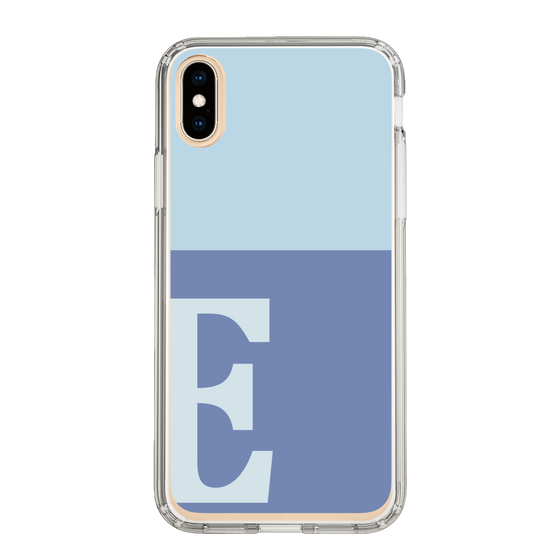 Slim Protection Case［ Original - initial two tone - E blue ］
