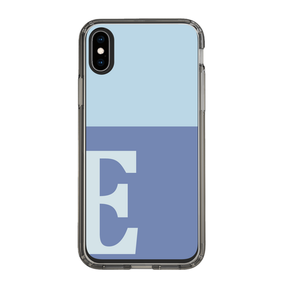 Slim Protection Case［ Original - initial two tone - E blue ］